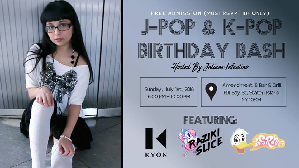 This July 1st, Celebrate Juliane Infantino’s J-Pop & K-Pop Themed Birthday Bash